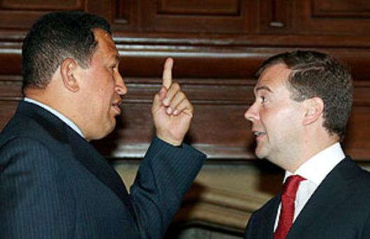 Уго Чавес и Дмитрий Медведев